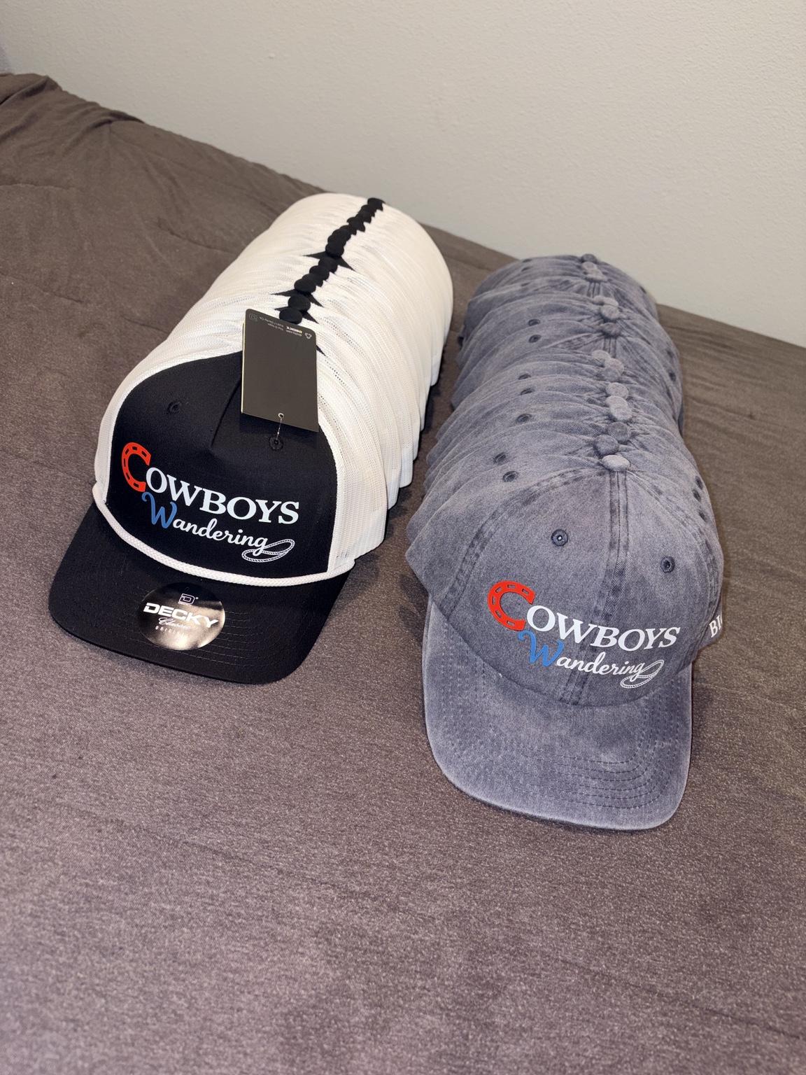 Cowboys Wandering custom hats