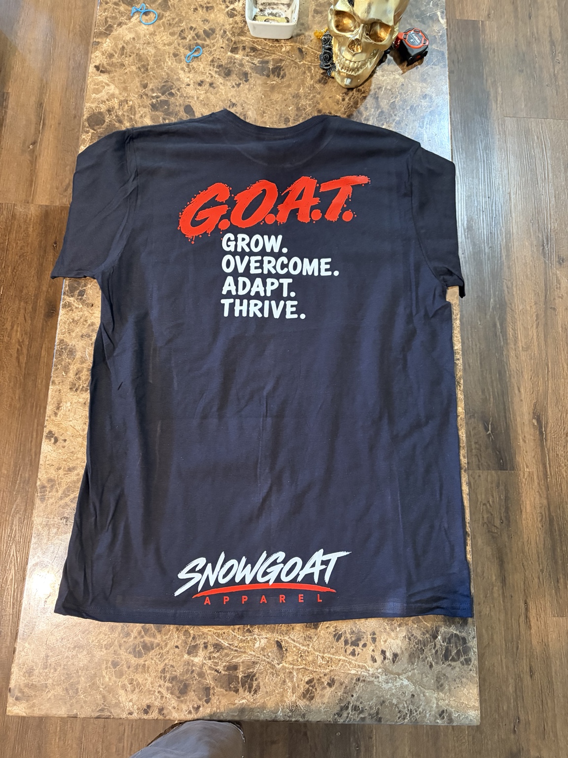 G.O.A.T. Tee — Back view